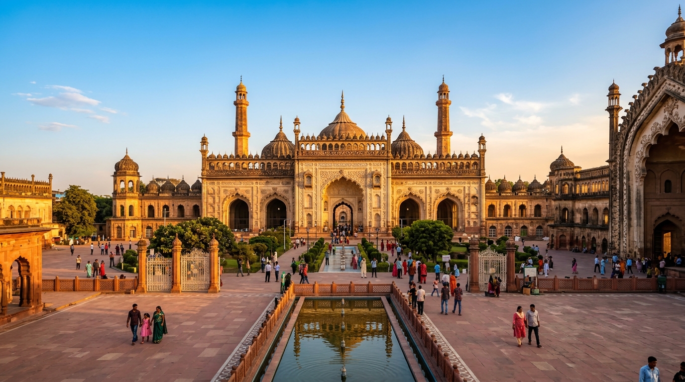 Grand Bara Imambara and Bhool Bhulaiyaa Lucknow