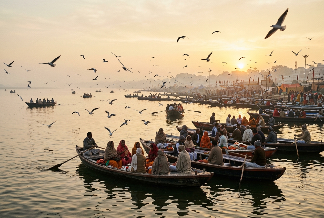Prayagraj — Triveni Sangam